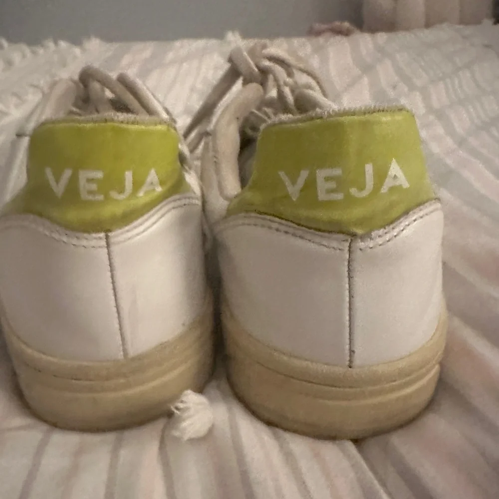Veja White and Yellow Sneakers - Picture 8 of 8